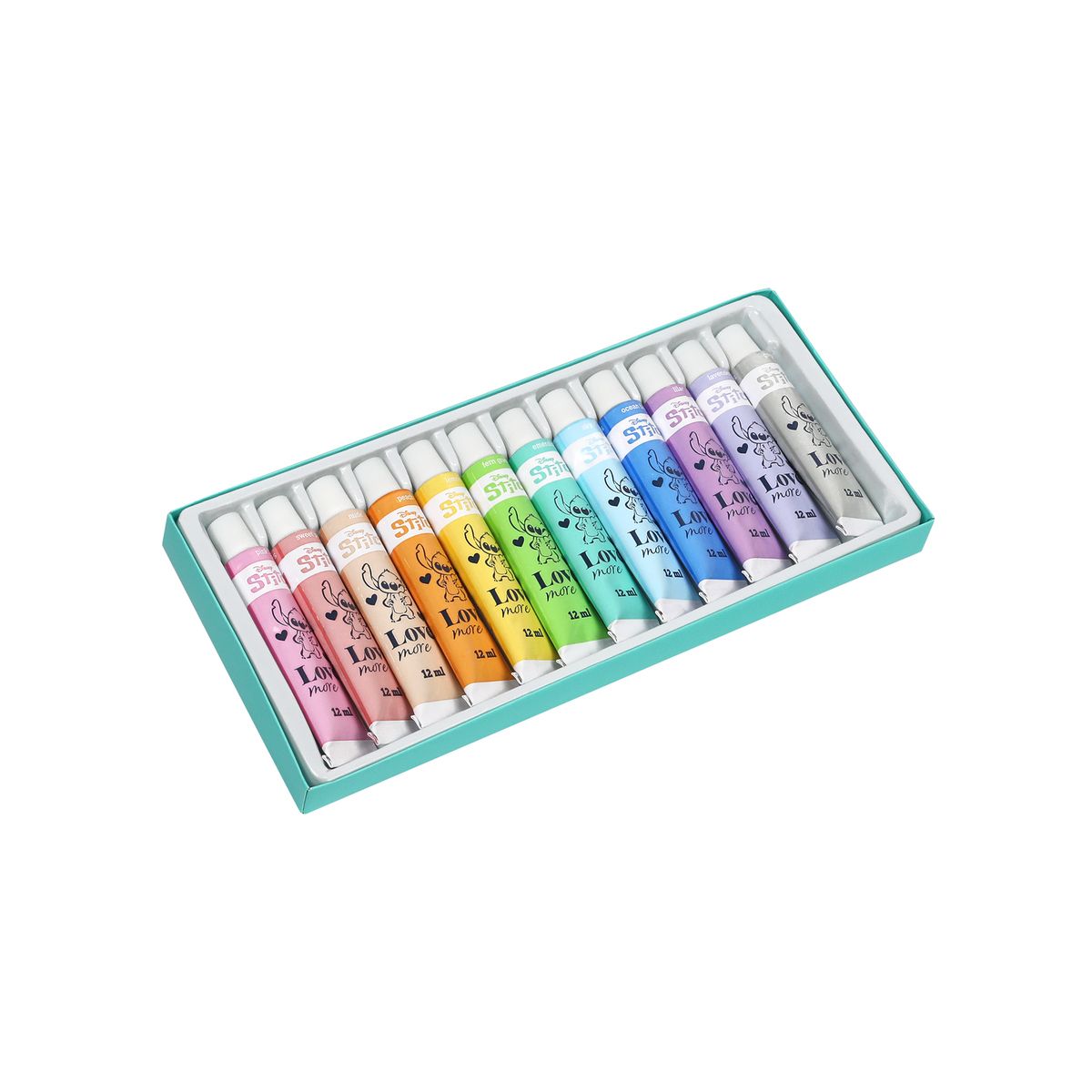 Farba tempera Patio Stitch kolor: mix 12ml 12 kolor. (91965PTR)