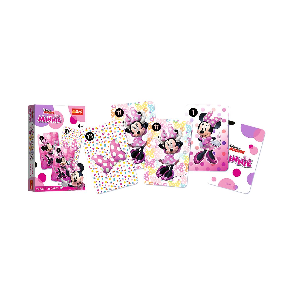 Karty Trefl Disney Piotruś - Minnie (08495) 25 sztuk