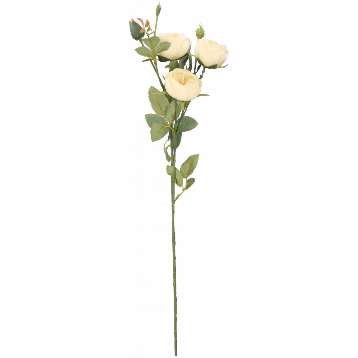 Kwiaty bukiet róż 66cm kremowy Home And Garden (9349)