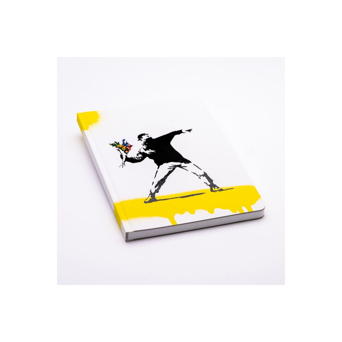 Notes (notatnik) Banksy - Flower 128k. [mm:] 140x210 Pinifarina (PF-PNF1421BSKFL)