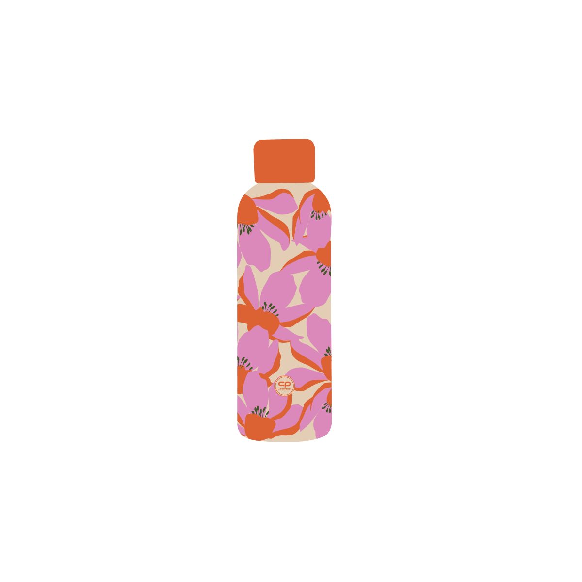 Bidon Cool Pack Termo Bottle FLORES ROSA Patio (Z23914)