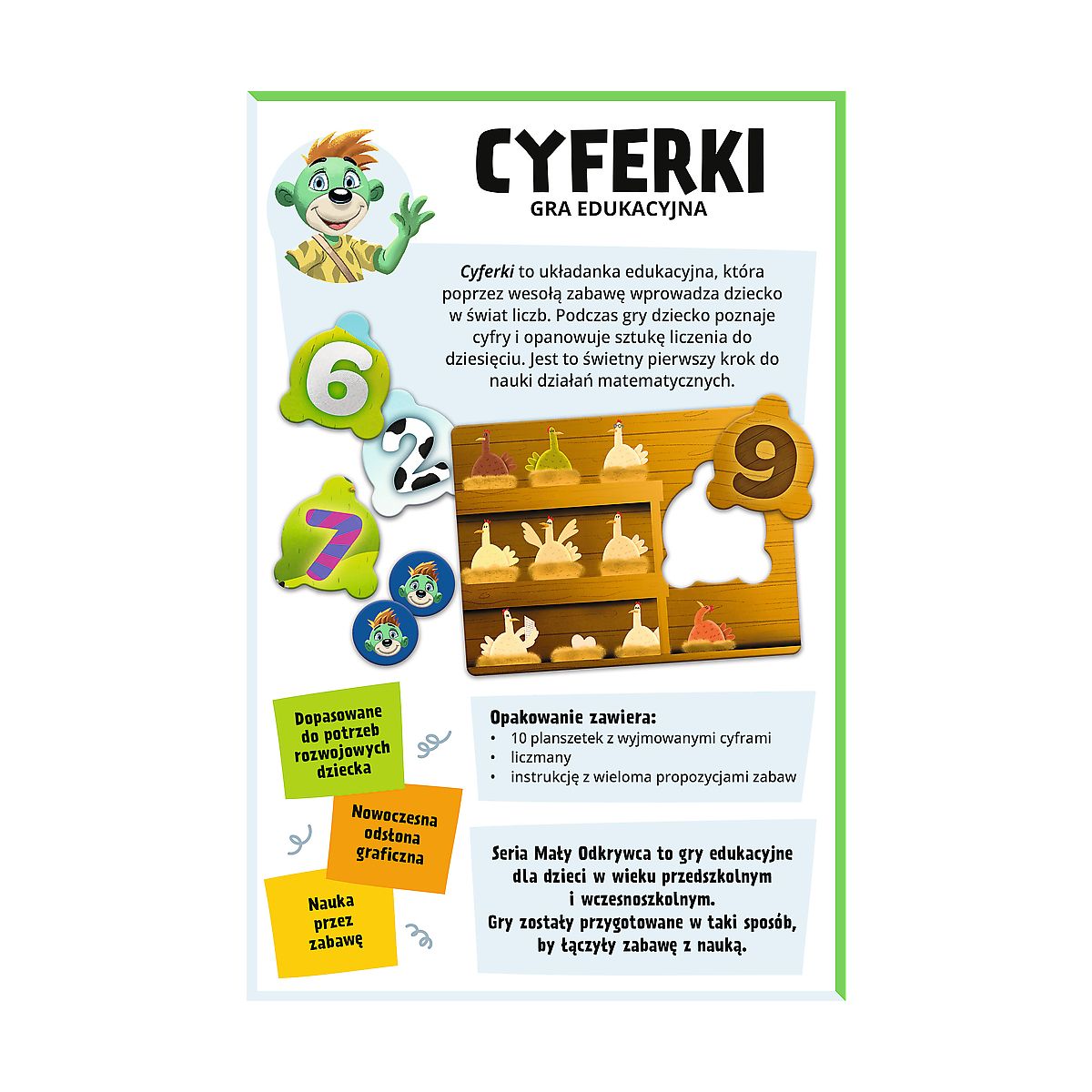 Gra edukacyjna Trefliki Cyferki Trefl (02810)
