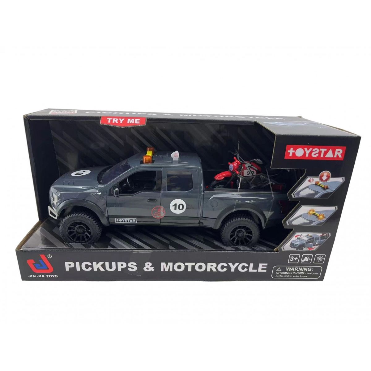 Samochód Lean z motocyklem, 1:12 (21492)