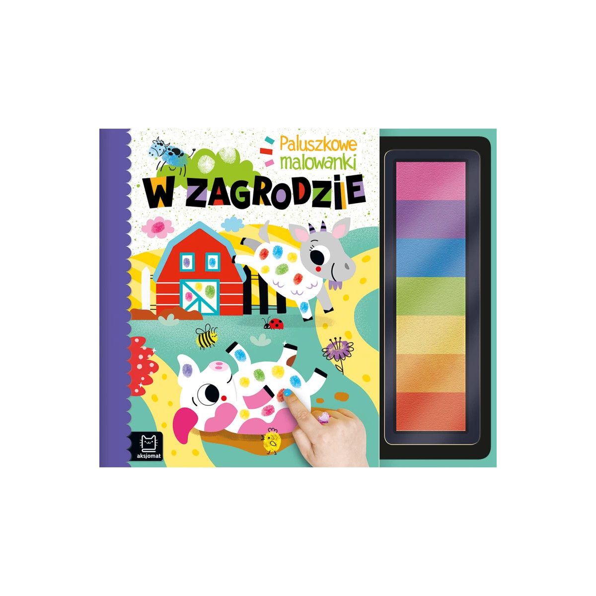 Książka dla dzieci Paluszkowe malowanki. W zagrodzie Aksjomat