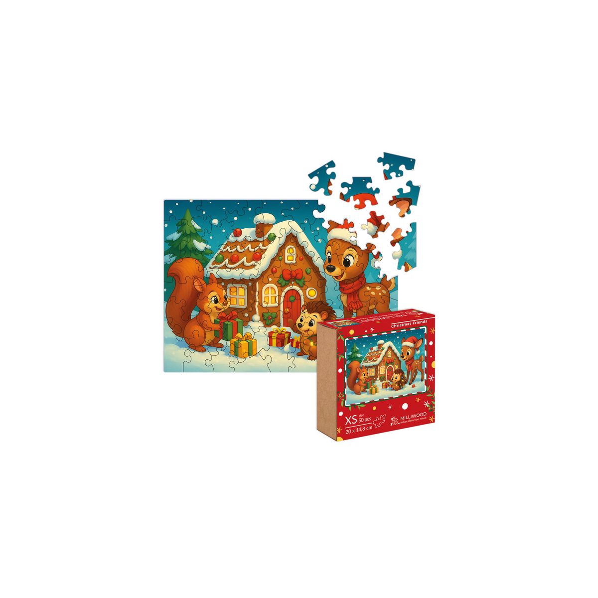 Puzzle Świąteczni przyjaciele 50 el. Alexander (50912)
