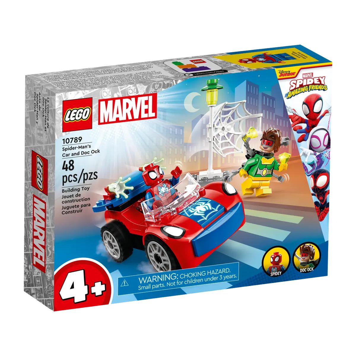 Klocki konstrukcyjne Marvel Samochód Spider-Mana i Doc Ock Lego (10789)