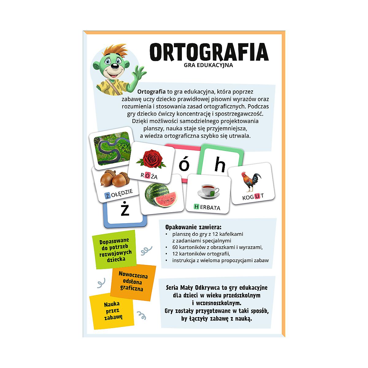 Gra edukacyjna Gabby Mały odkrywca Ortografia Trefl (02803)
