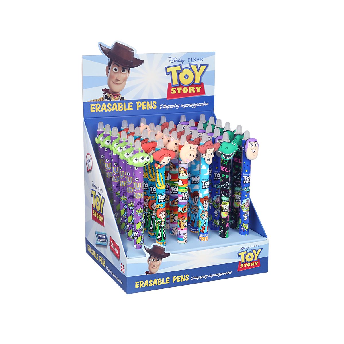 Długopis Patio Toy Story wymazywalny niebieski 0,5mm (78300PTR)