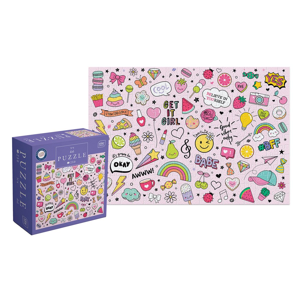 Puzzle Interdruk KIDS 4 ICONS 5902277368959 250 el. (250 el)