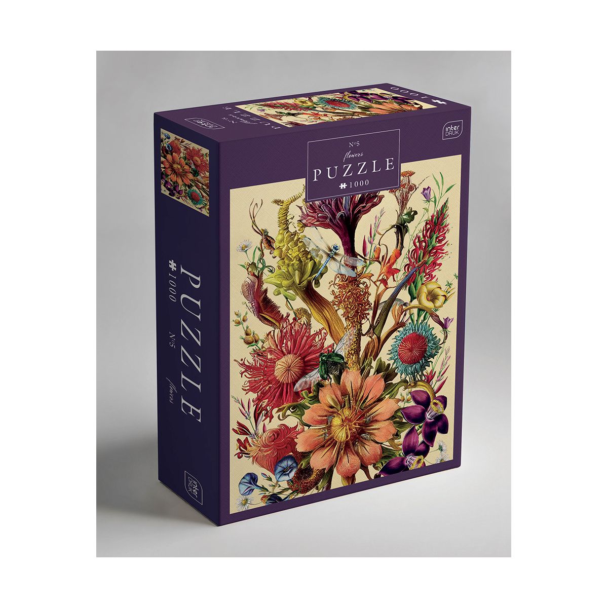 Puzzle Interdruk Flowers 5 PUZZLE 1000 1000 el. (5902277370044)