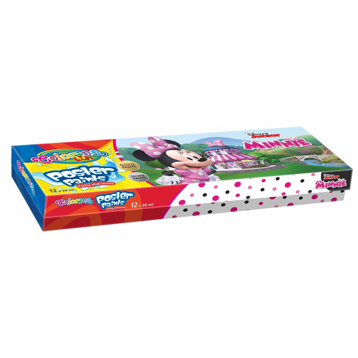 Farby plakatowe Patio Minnie kolor: mix 20ml 12 kolor. (90645)