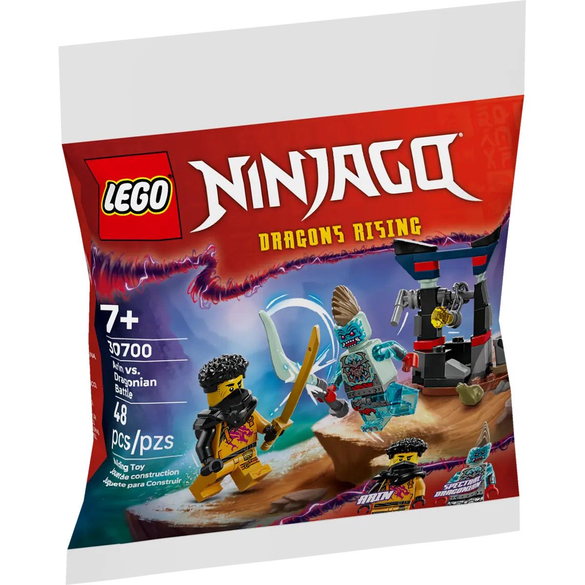 Klocki konstrukcyjne Lego Ninjago Bitwa Arina z Dragonem (30700)