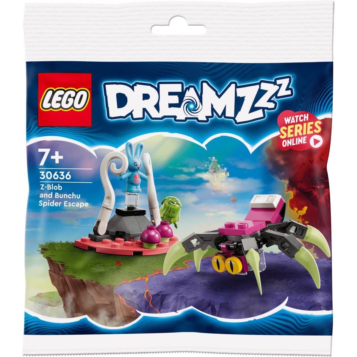 Klocki konstrukcyjne DREAMZzz Pajęcza ucieczka Z-Bloba i Bunchu Lego (30636)