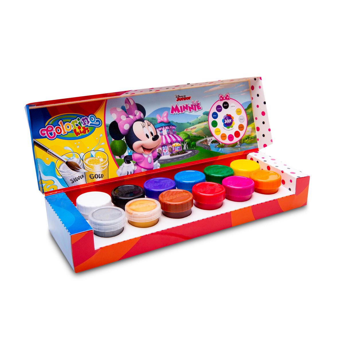 Farby plakatowe Patio Minnie kolor: mix 20ml 12 kolor. (90645)