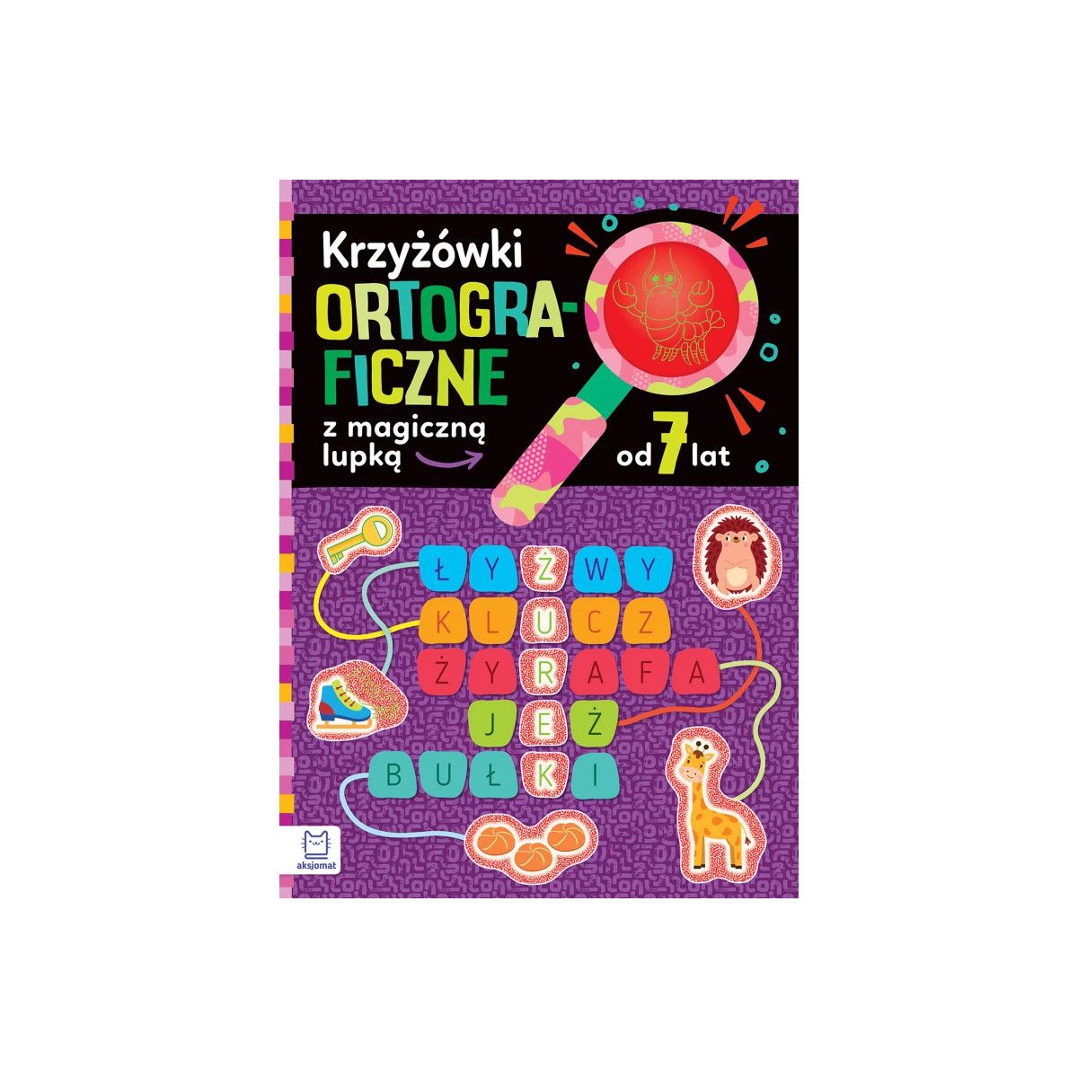 Książka dla dzieci Aksjomat Krzyżówki ortograficzne.
