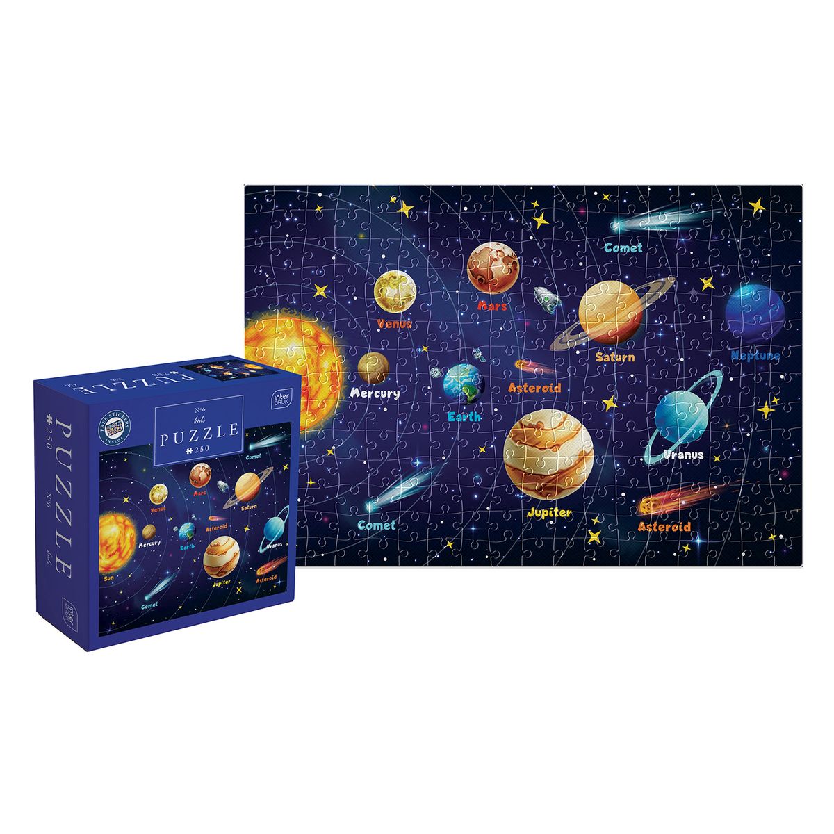Puzzle Interdruk KIDS 6 SOLAR SYSTEM 5902277368973 250 el. (250 el)