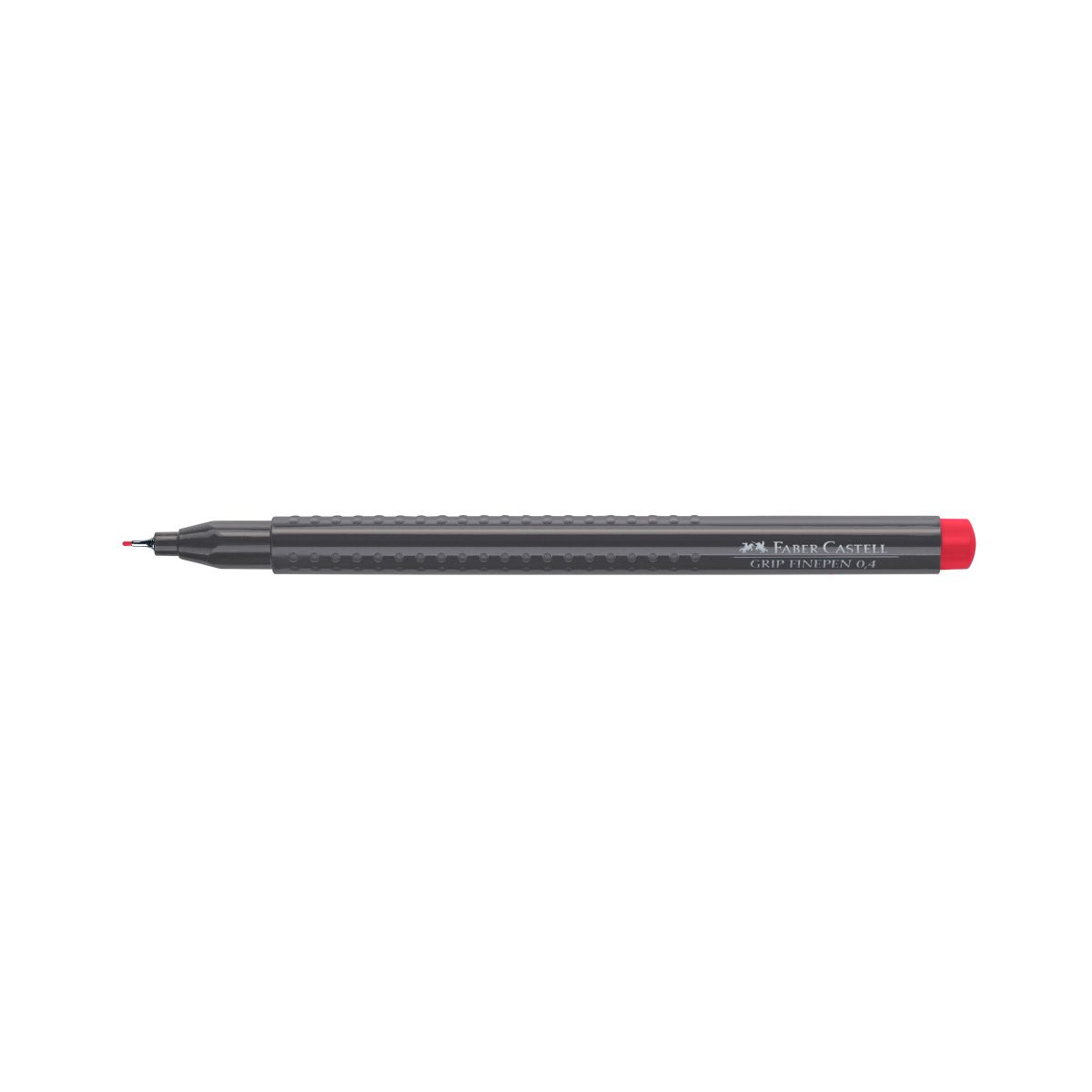 Cienkopis Grip Finepen 0,4 karminowy 0,4mm 1kol. Faber Castell (FC151626)
