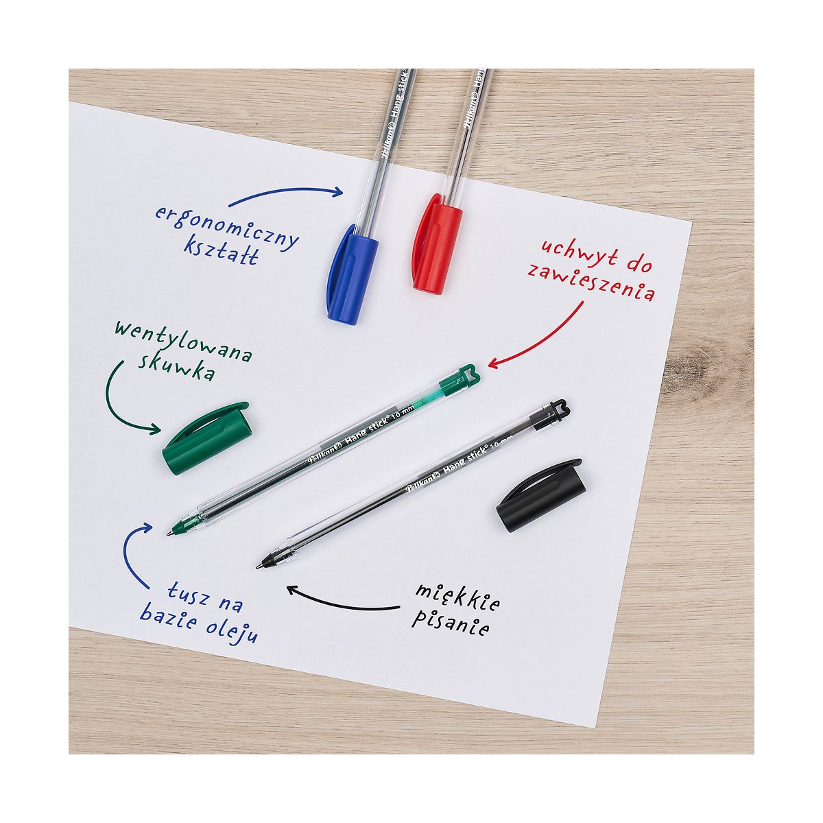 Długopis Hang Stick K86 niebieski 1,0mm Pelikan (400197414)