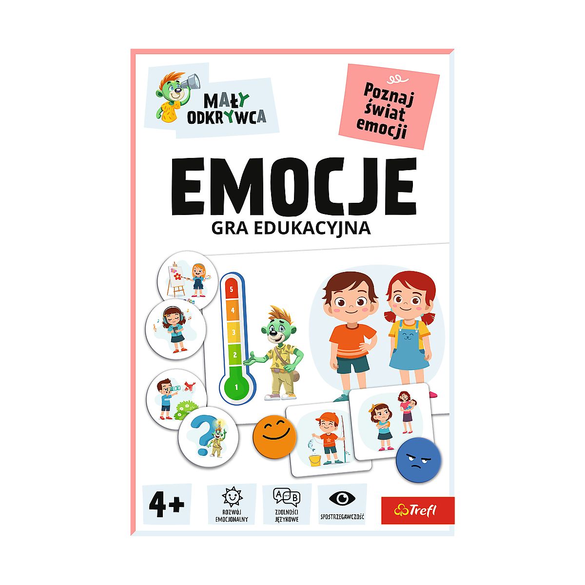 Gra edukacyjna Trefliki Mały odkrywca Gra emocja Trefl (02804)
