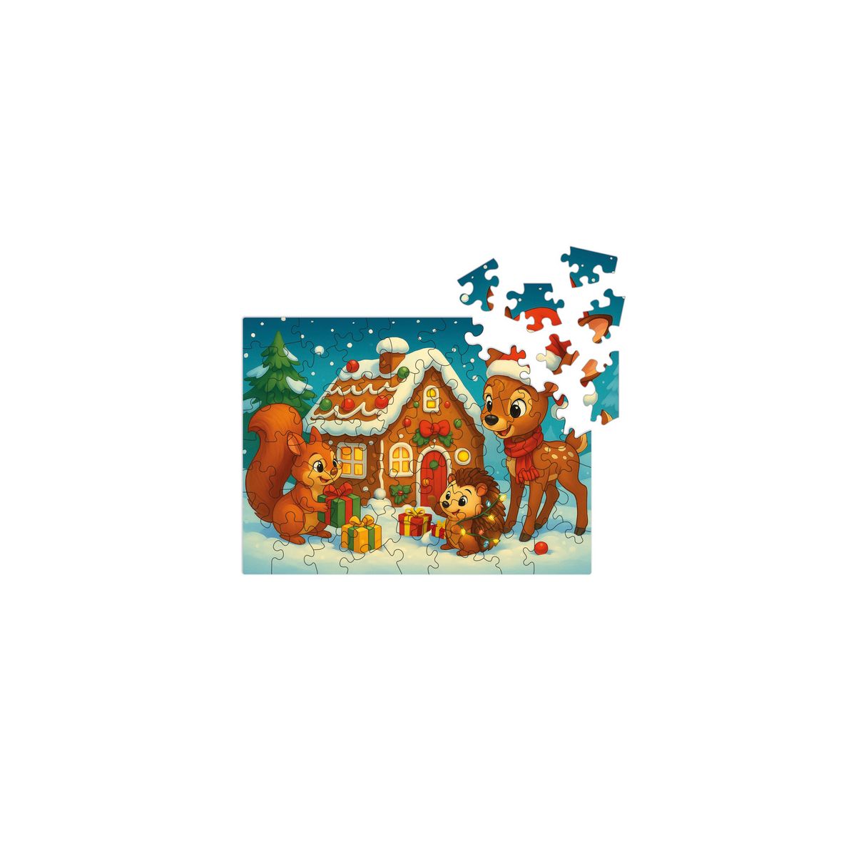 Puzzle Świąteczni przyjaciele 50 el. Alexander (50912)