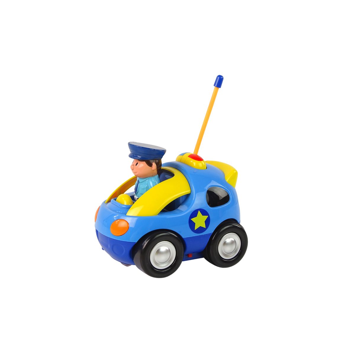 Samochód Auto Dla Malucha Policja Zdalnie Sterowane R/C Światło Dźwięk Lean (14606)