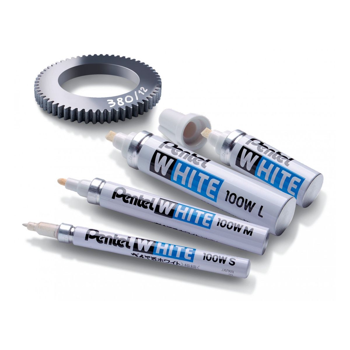 Marker olejowy biały Pentel