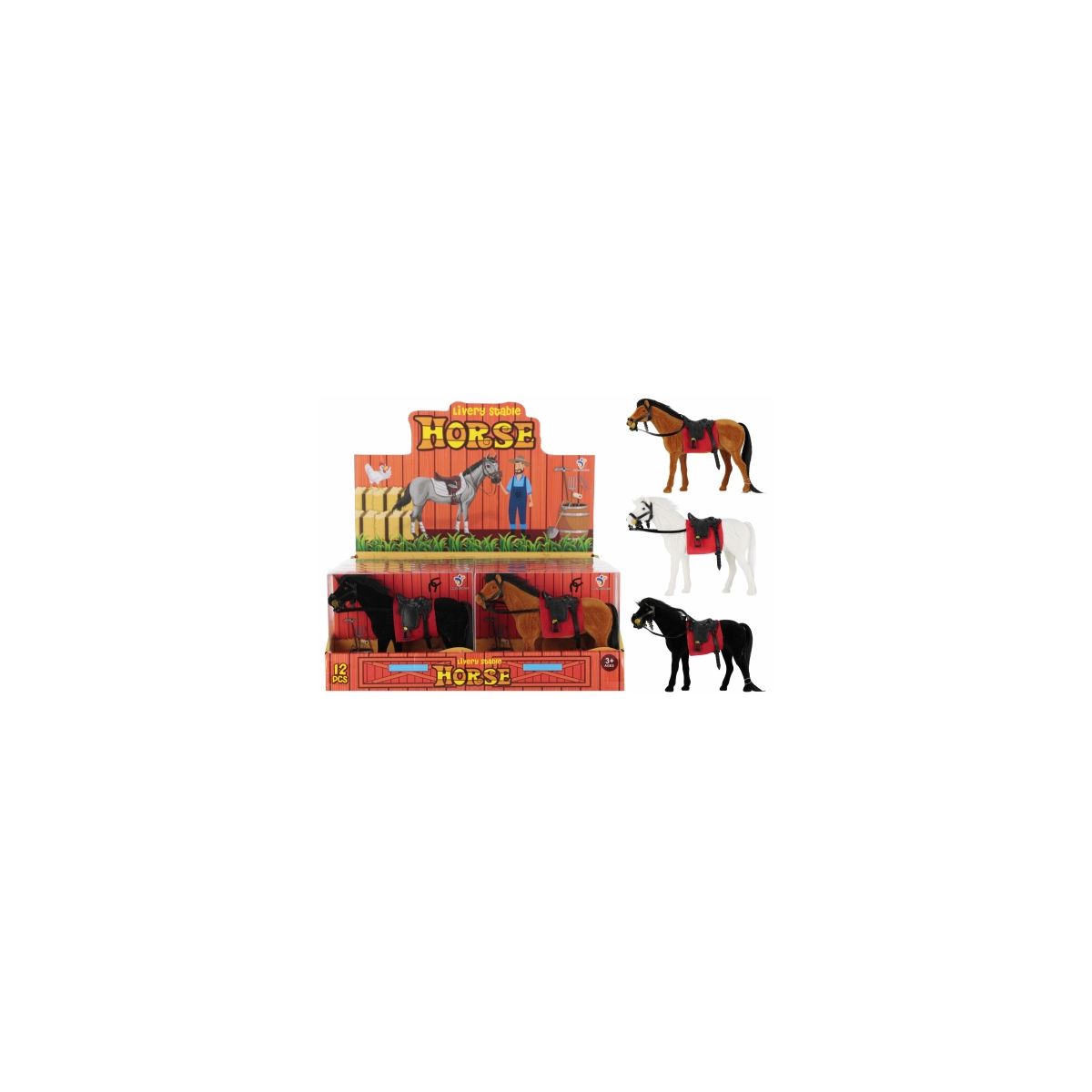Figurka konik flokowany 15cm Mega Creative (570969)