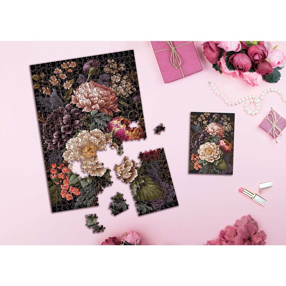 Puzzle Interdruk FLOWERS 4 PUZZLE 500 500 el. (5902277370075)