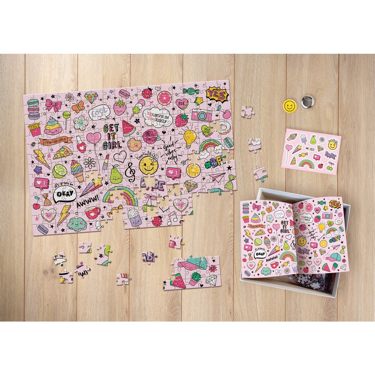 Puzzle Interdruk KIDS 4 ICONS 5902277368959 250 el. (250 el)