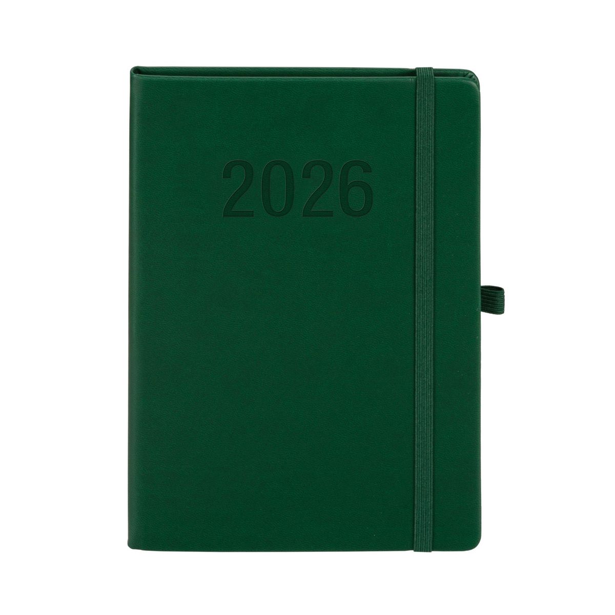 Kalendarz książkowy (terminarz) 2026 MEMOFIX  TDW A5 Antra (ZIELONY)