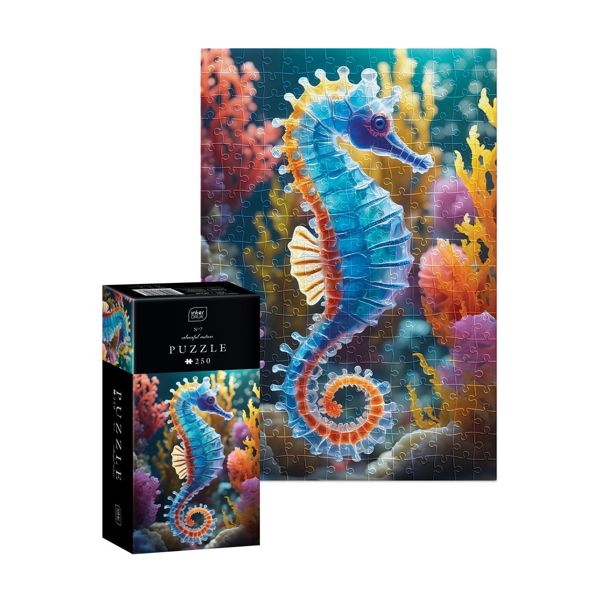 Puzzle Interdruk COLOURF NATURE 7 Sea Horse 250 (5902277371881)