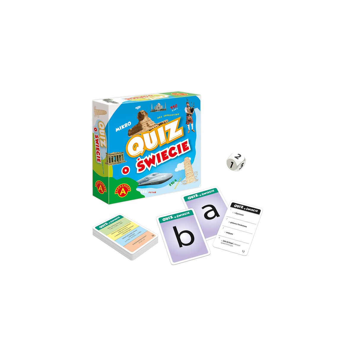 Gra edukacyjna Quiz o Świecie Alexander (8706)