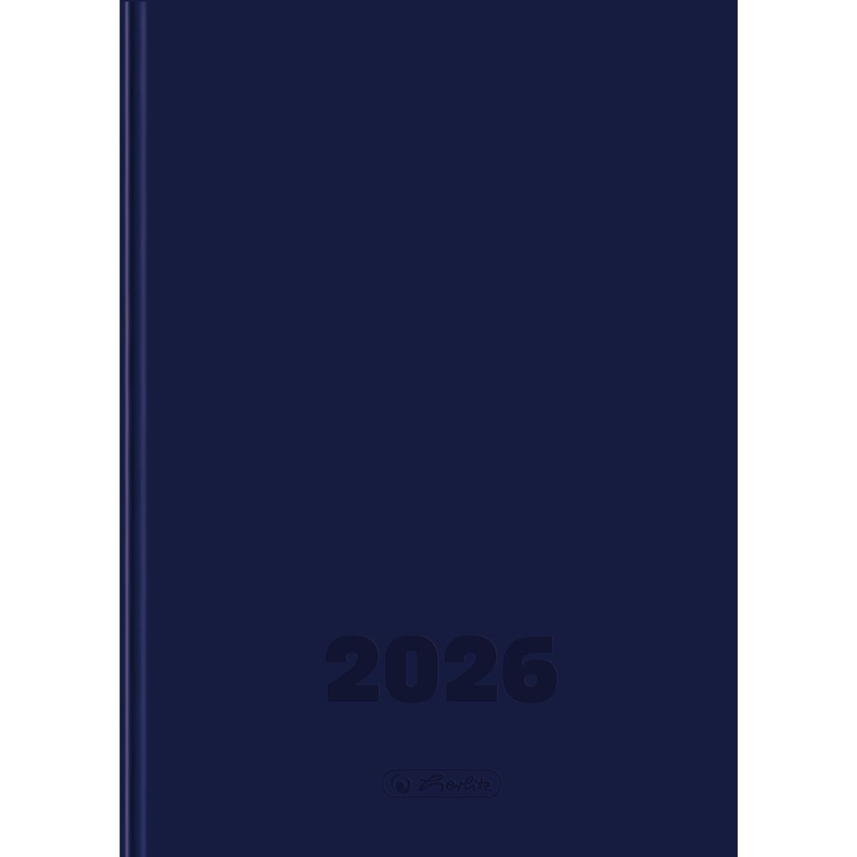 Kalendarz książkowy (terminarz) DTP dzienny szefa granatowy A5 Herlitz (400204132)