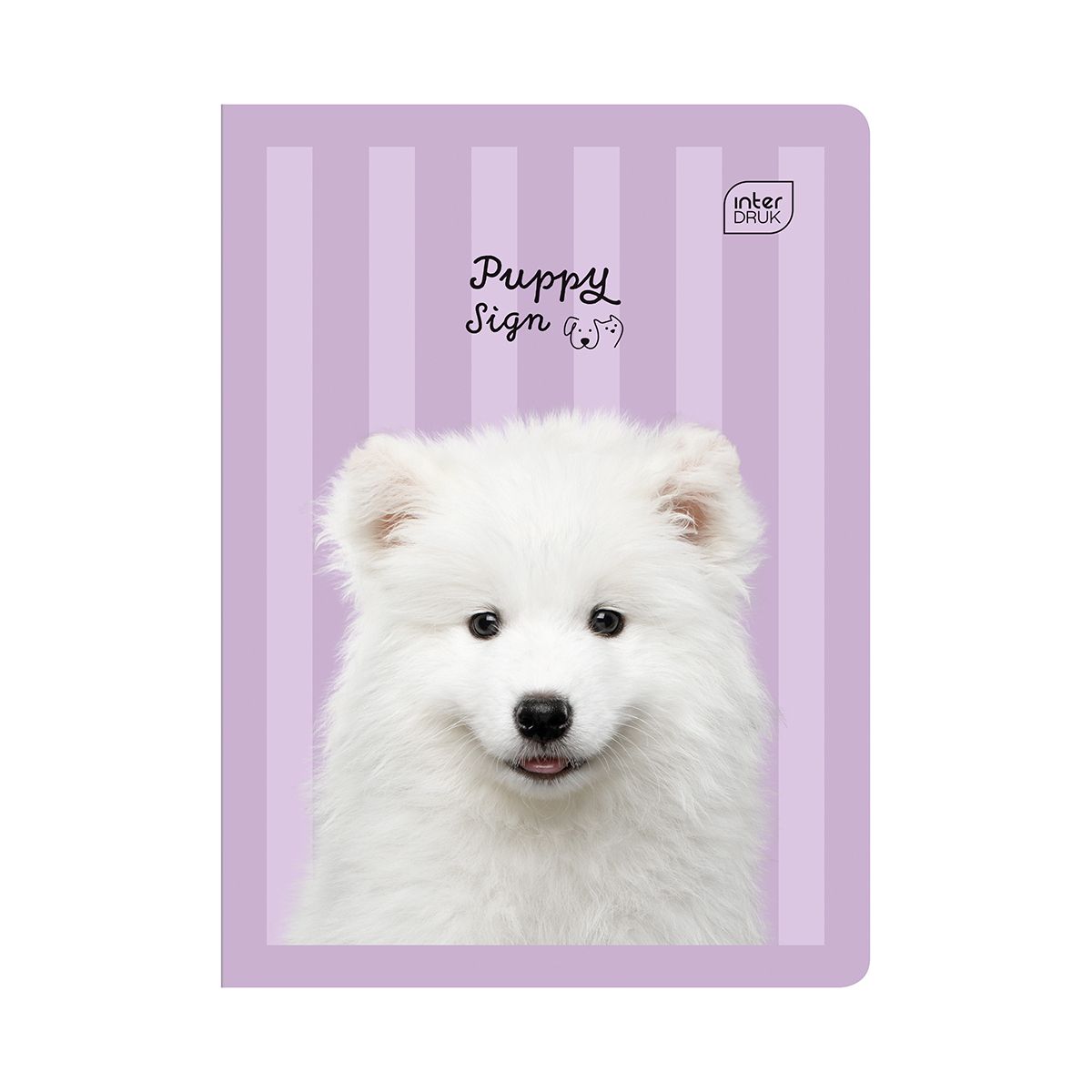 Zeszyt Interdruk PUPPY SIGN A5 32k. 70g linia kolor