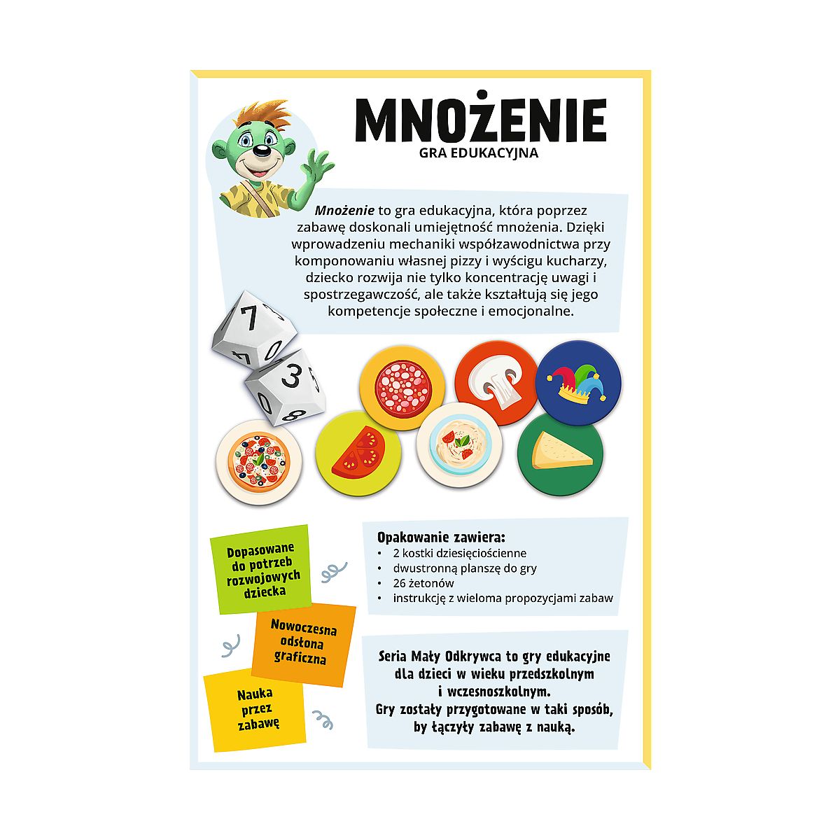 Gra edukacyjna Trefliki mnożenie Trefl (02802)
