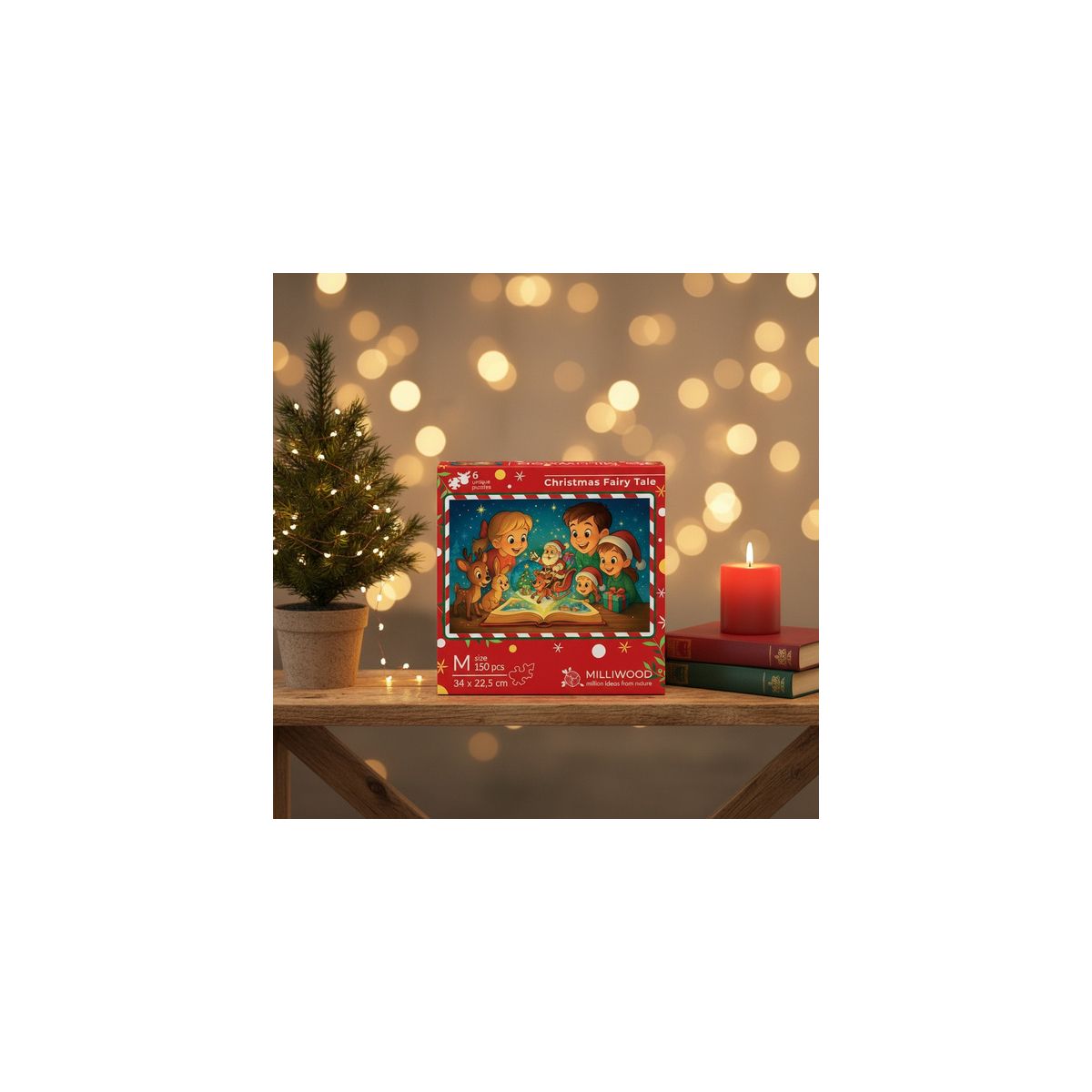 Puzzle Świąteczna Baśń – 150el. 150 el. Alexander (50905)