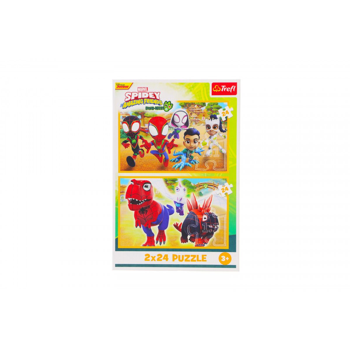 Puzzle Trefl Spidey i dinozaury 2x24 el. (34432)