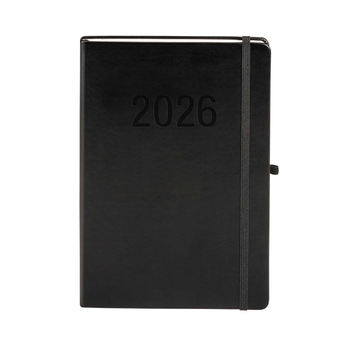 Kalendarz książkowy (terminarz) 2026 MEMOFIX  TDW B5 Antra (CZARNY)