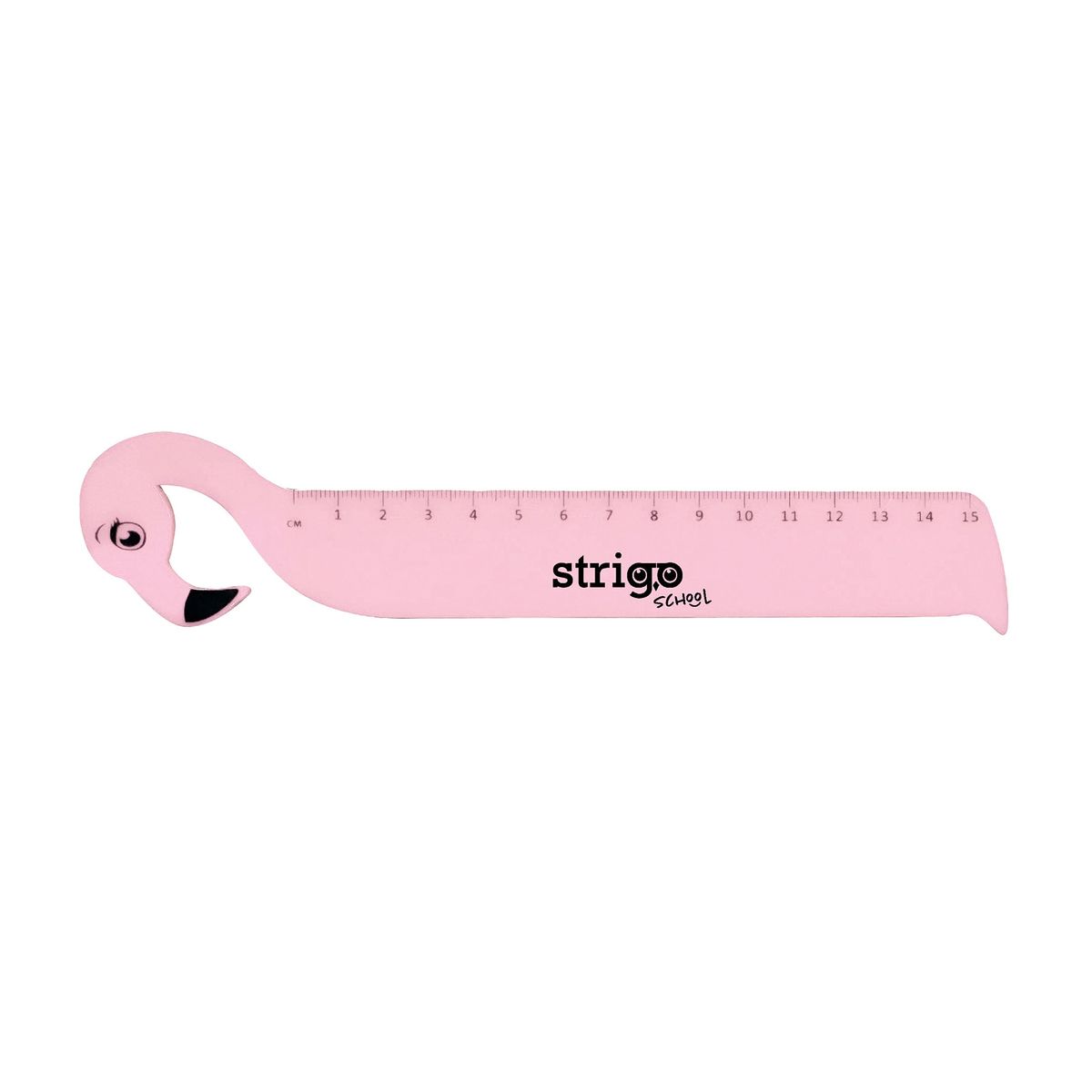 Linijka plastikowa Strigo 15 cm FLAMING 15cm (SSC360)