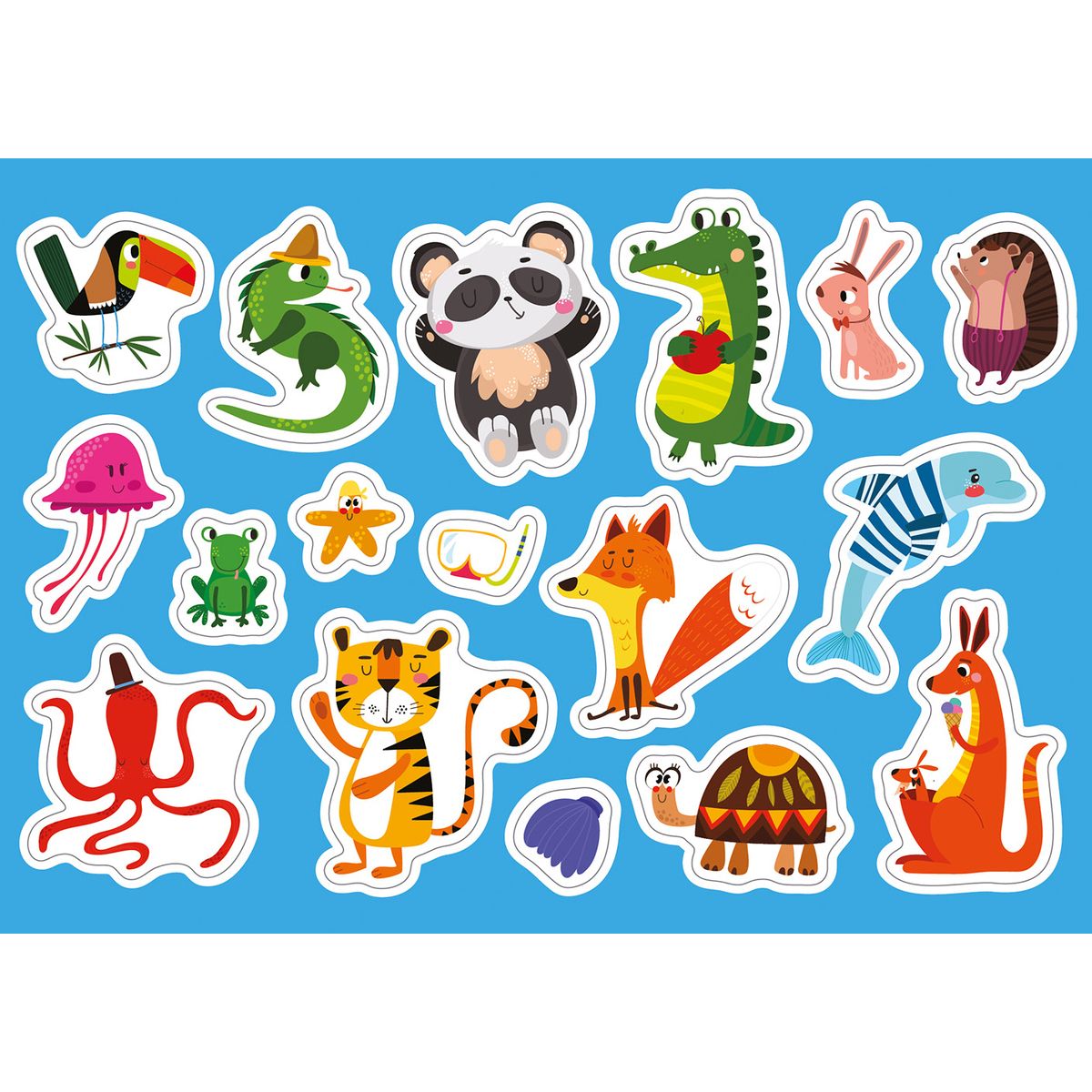 Puzzle Interdruk KIDS 5 WORLD MAP 5902277368966 250 el. (250 el)