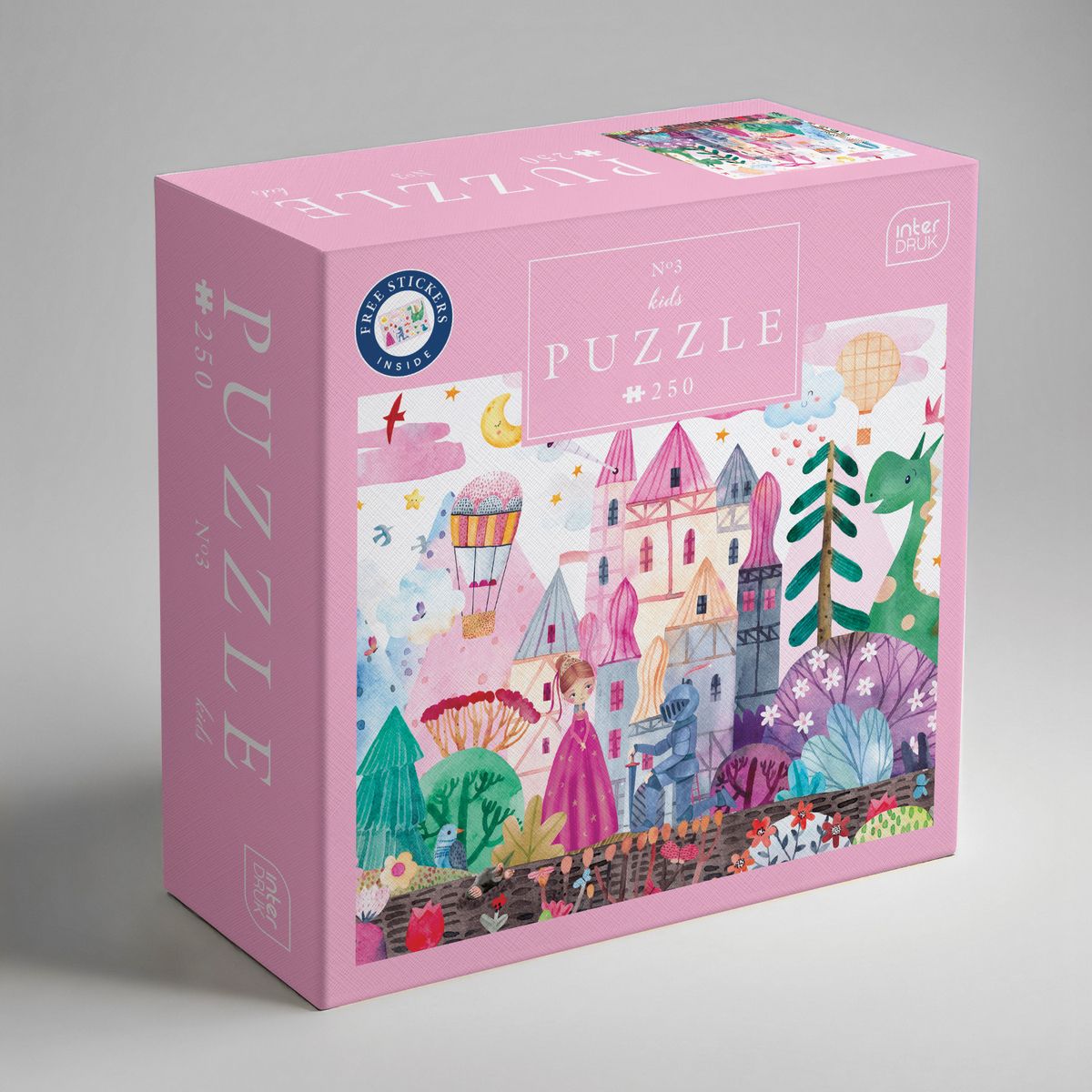 Puzzle Interdruk KIDS 3 Castele 5902277368942 250 el. (250 el)
