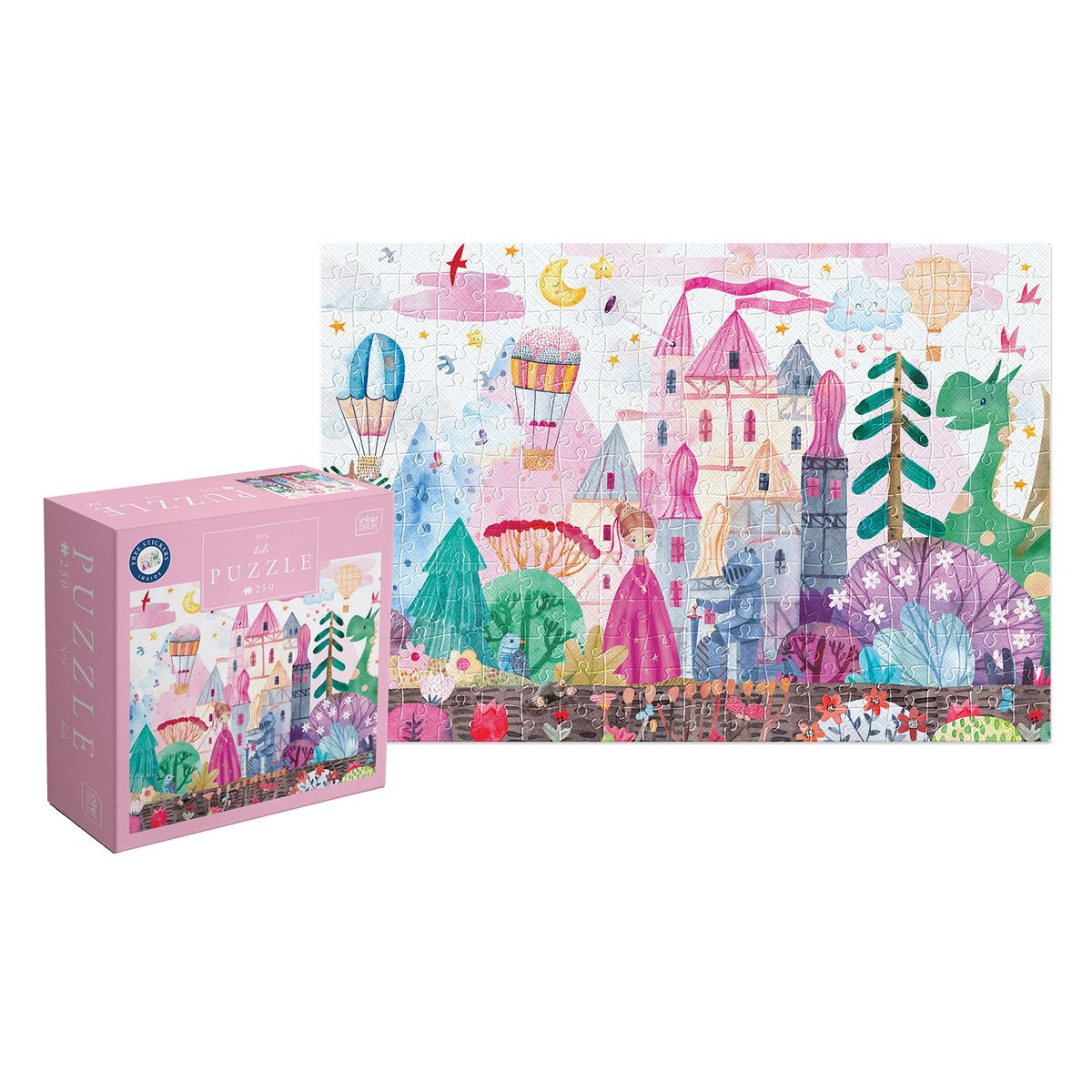 Puzzle Interdruk KIDS 3 Castele 5902277368942 250 el. (250 el)