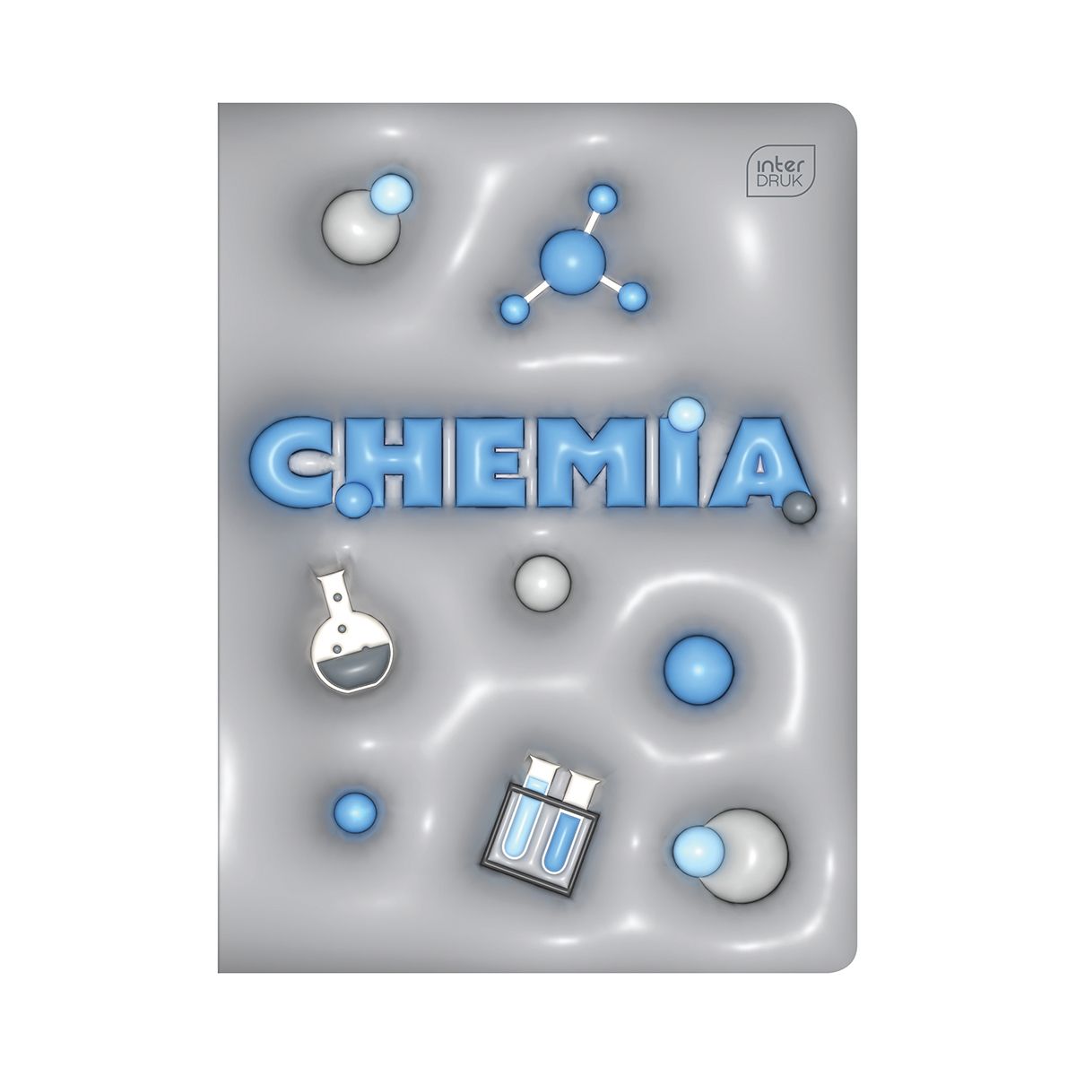 Zeszyt tematyczny Interdruk HYBRID CHEMIA A5 60k. 70g krata (+pigułka wiedzy)