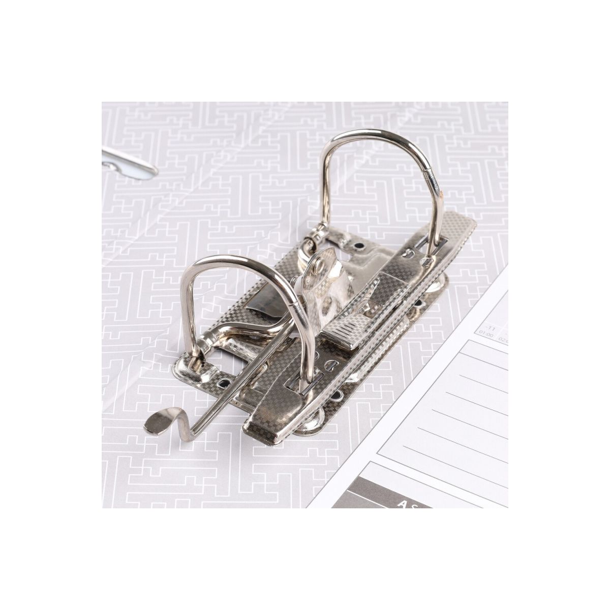 Segregator dźwigniowy Basic z szyną A4 75mm szary (21024221-10)