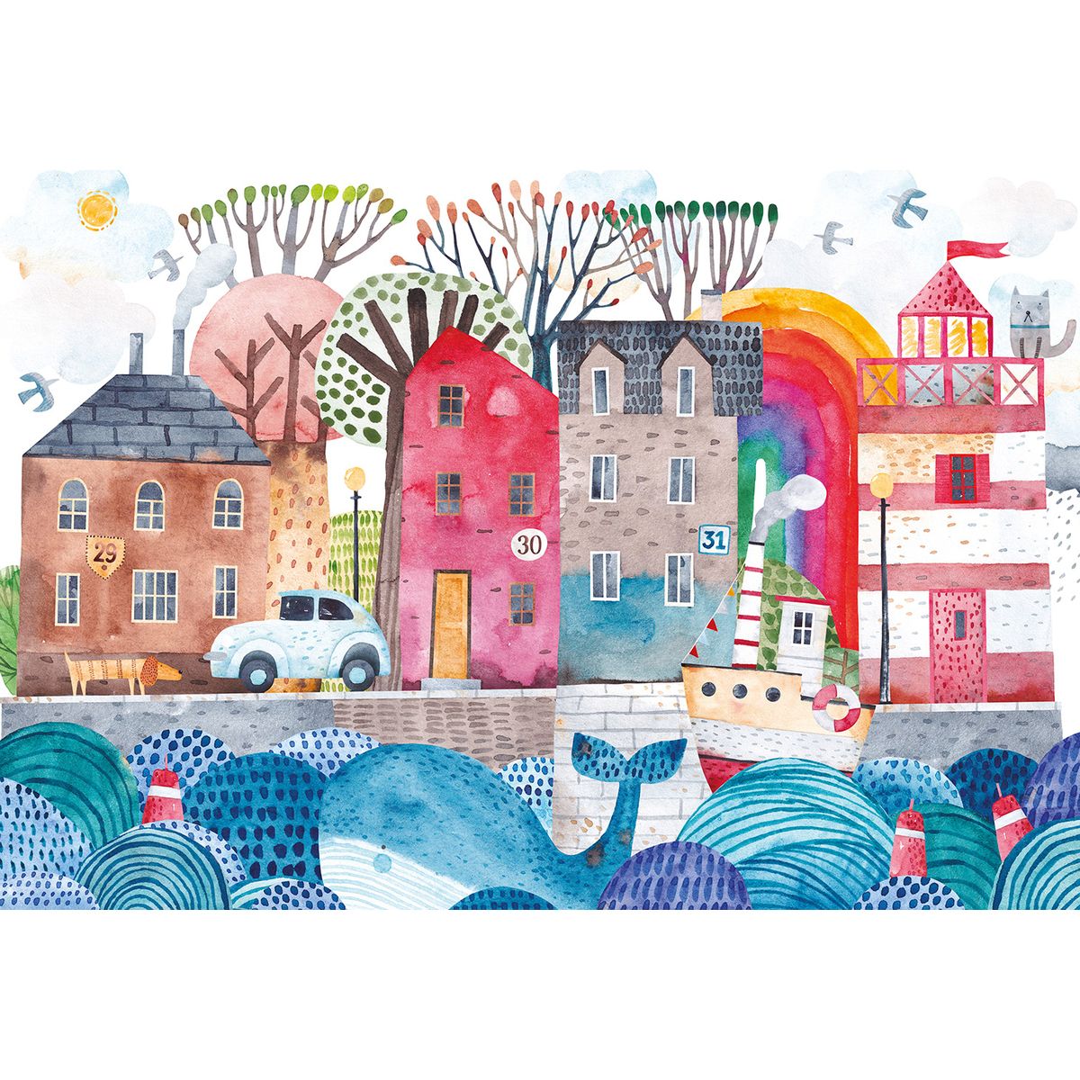 Puzzle Interdruk KIDS 1 Marine 5902277368928 250 el. (250 el)