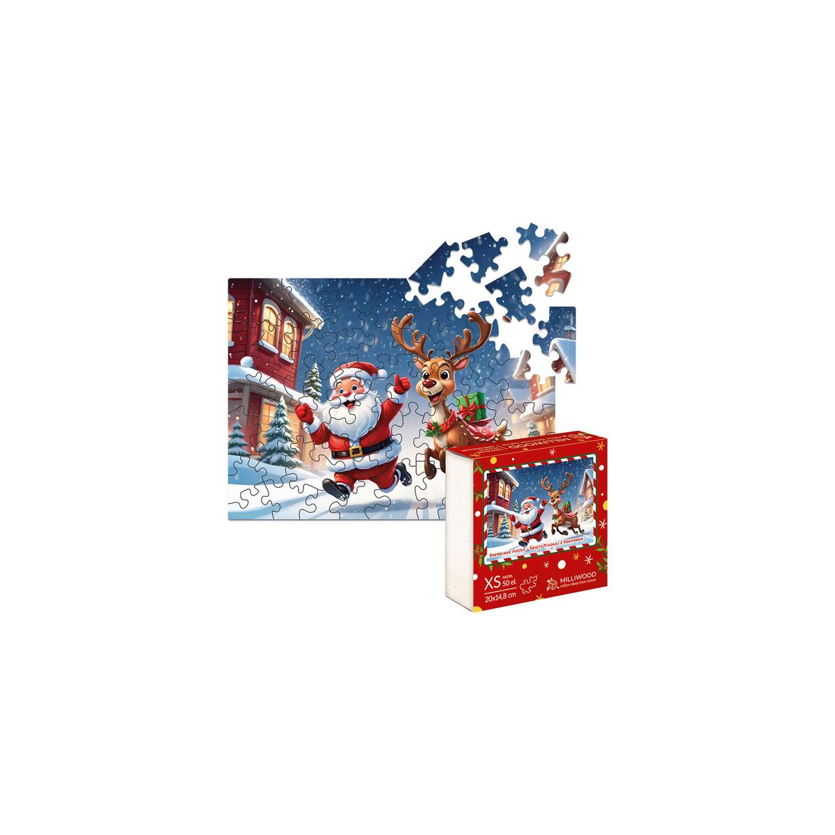 Puzzle Mikołaj i Renifer 500 el. Alexander (50929)