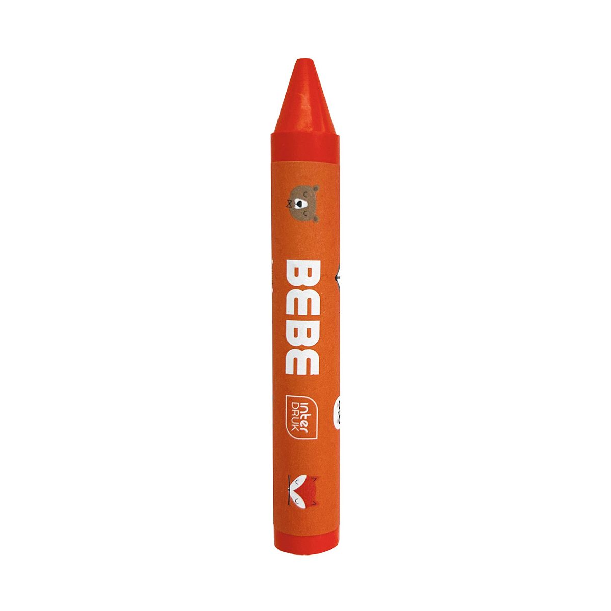 Kredki świecowe Interdruk BB KIDS pastel jumbo 8 kol. (8 kol)