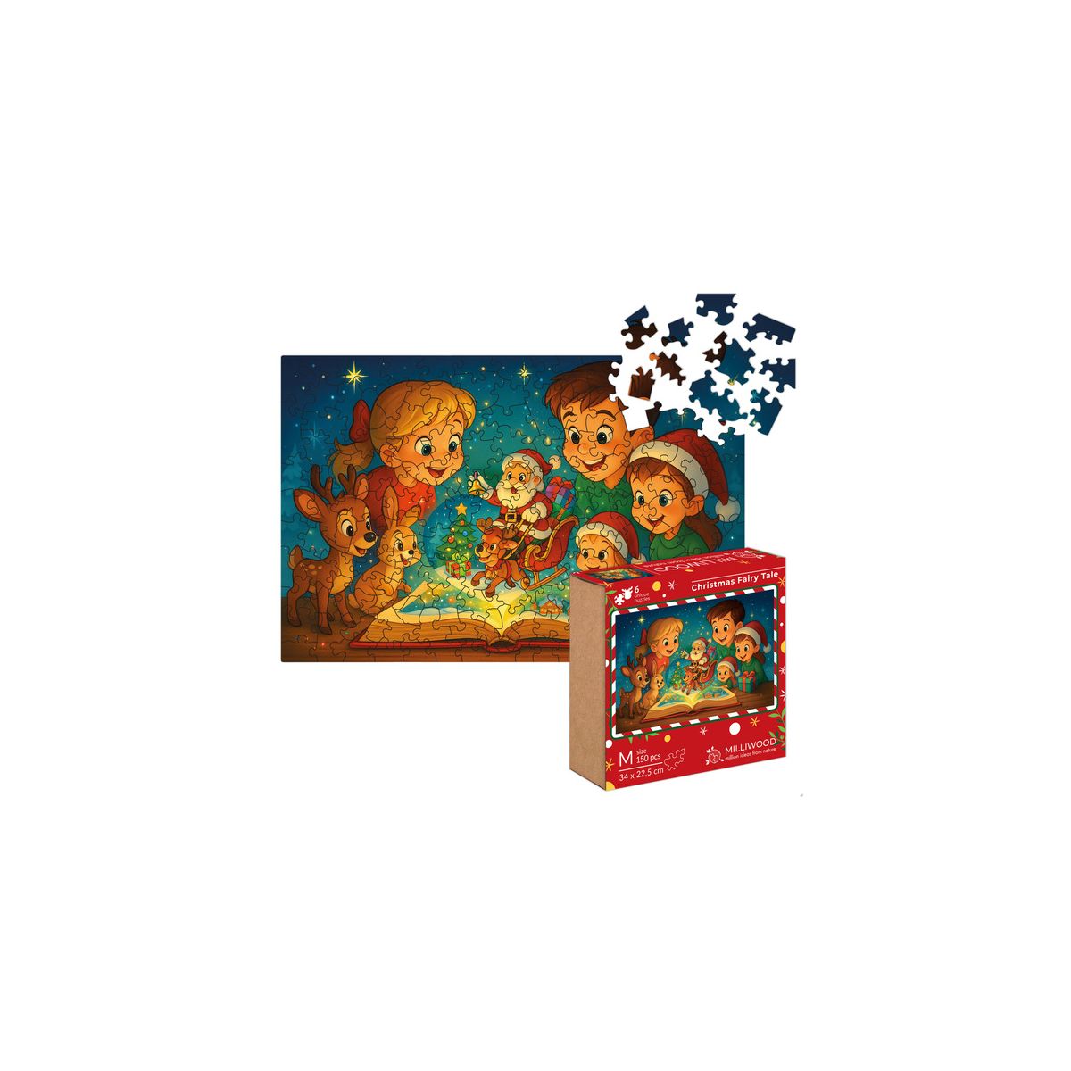 Puzzle Świąteczna Baśń – 150el. 150 el. Alexander (50905)