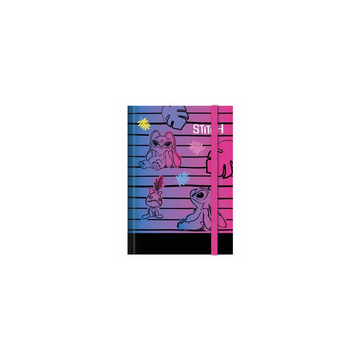 Teczka kartonowa na rzep Stitch przestrzenna A5 mix Patio (91811ptr)