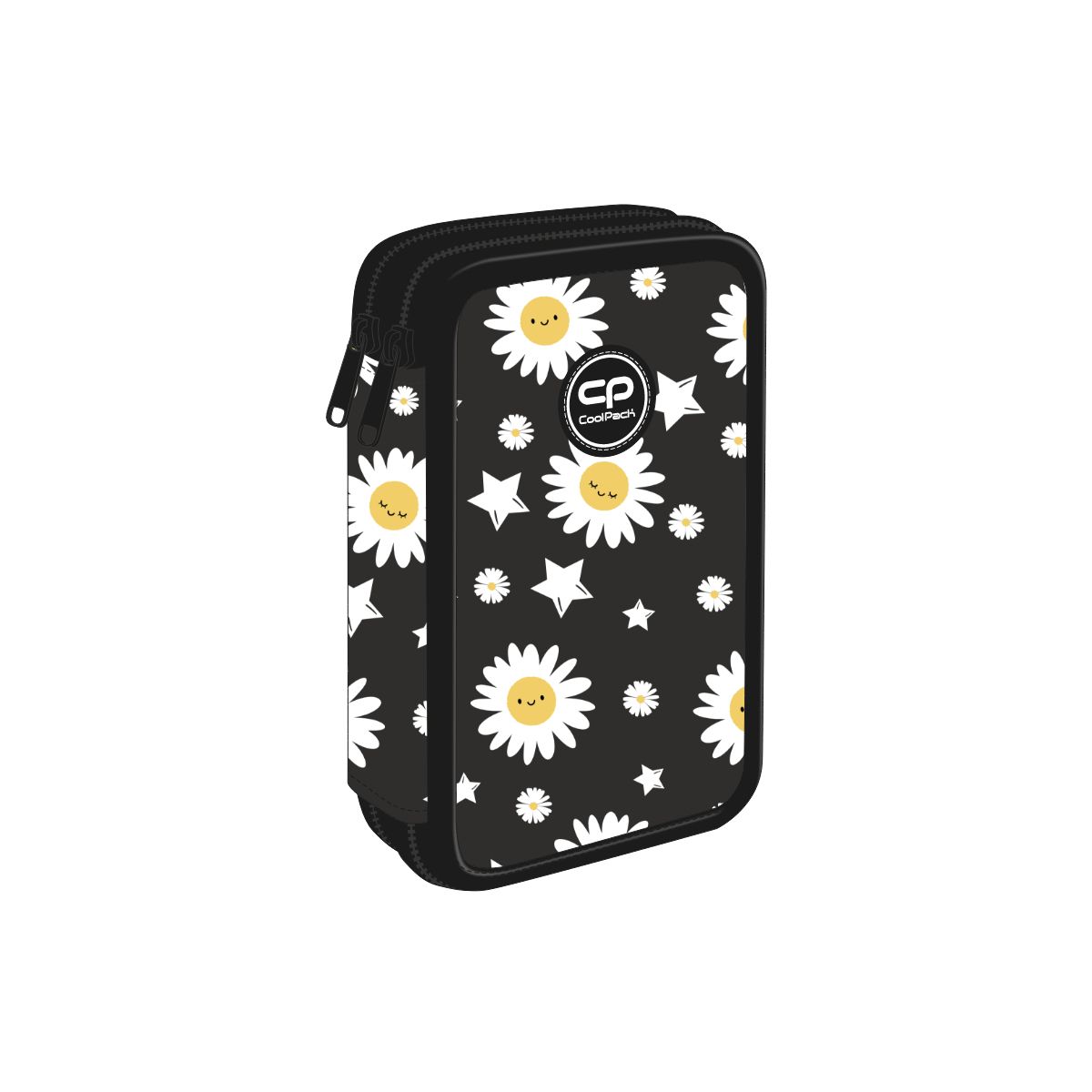 Piórnik Patio CoolPack Jumper 2 DAISY BLACK (F066817)